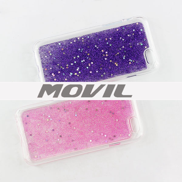 NP-2484 Epoxy Brillo Bling Auave TPU Funda para Apple iPhone 6-16